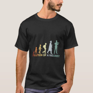 Vintage Violinist Evolution Violinist Cello T-Shirt