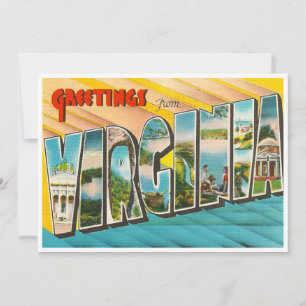 Vintage Virginia Card