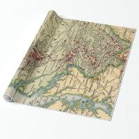 Vintage Virginia Civil War Battlefield Map (1912)