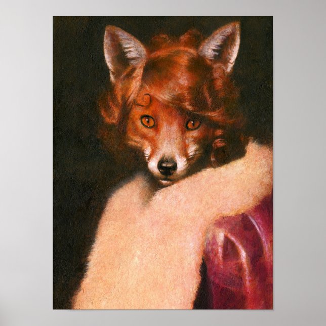 Vintage Vixen Poster Print (Front)