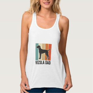 Vintage Vizsla Dad Dog Lover Shirt Design_1
