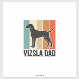 Vintage Vizsla Dad Dog Lover Shirt Design_1