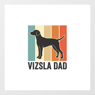 Vintage Vizsla Dad Dog Lover Shirt Design_1