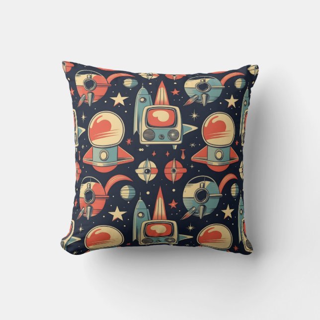 vintage vogue patterns 1950's cushion (Front)