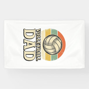 Vintage Volleyball Dad Retro Shirt Design_1 Banner