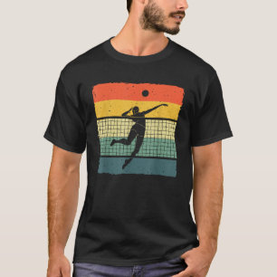 Vintage Volleyball Design For Men Women Volleyball T-Shirt
