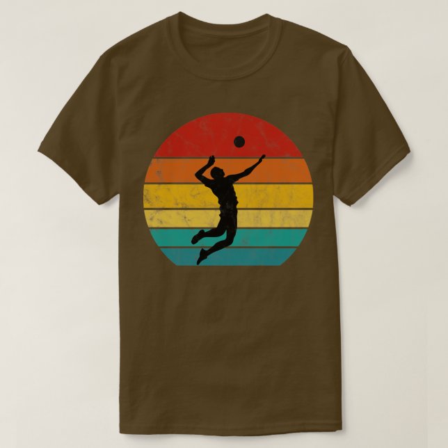 Vintage Volleyball T-Shirt (Design Front)