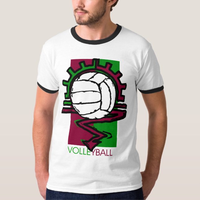 Vintage Volleyball T-Shirt (Front)