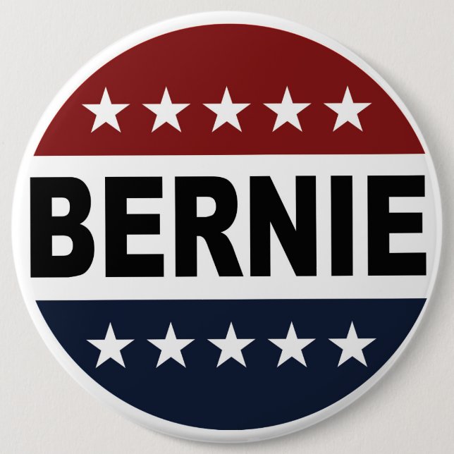 Vintage Vote Bernie Button - Bernie 2016 Button (Front)