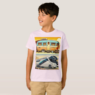 Vintage vs. Modern RVs: The Evolution of Travel Co T-Shirt