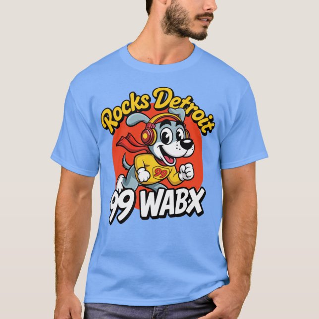 Vintage WABX 99 Detroit T-Shirt (Front)
