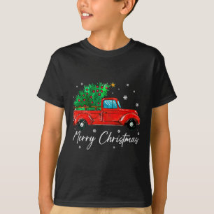 Vintage Wagon Christmas - Tree On Car Xmas Vacatio T-Shirt