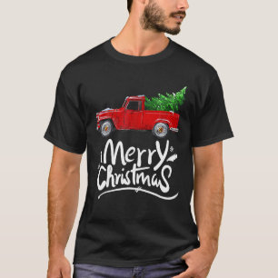 Vintage Wagon Christmas Tree On Car Xmas Vacation T-Shirt