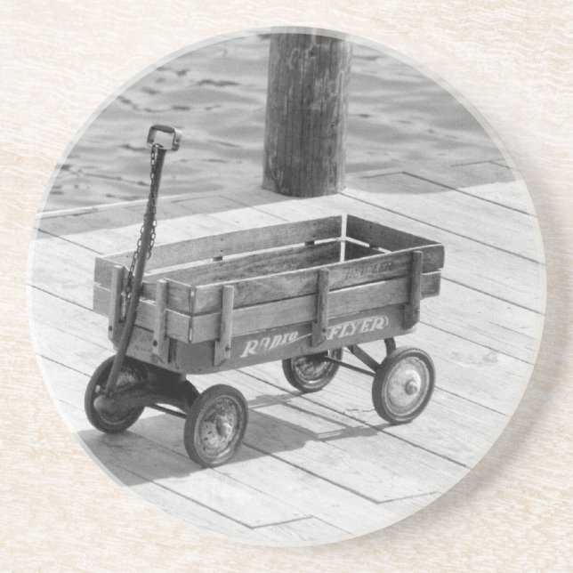 Vintage Wagon Coaster (Front)