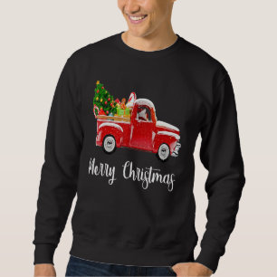 Vintage Wagon Truck Christmas Tree Merry Christmas Sweatshirt