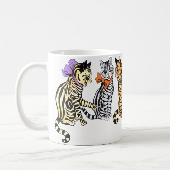 Vintage Wain Cat Chat Gift Mug (Left)