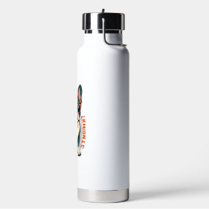 Vintage Walk Ill Think About It French Bulldog Fun Water Bottle
