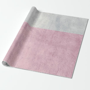 VINTAGE WALL WITH GREY AND BLUE PAINTED WRAPPING PAPER