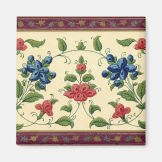 Vintage Wallpaper Border - Magnet