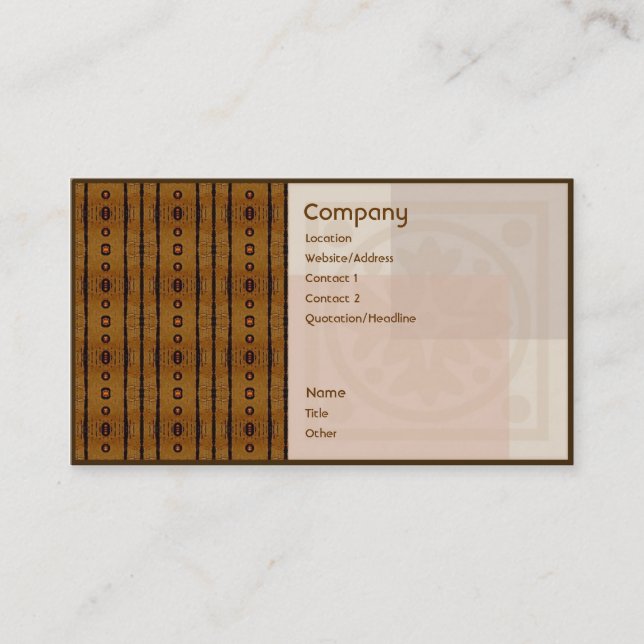 Vintage Wallpaper Business Card (Front)