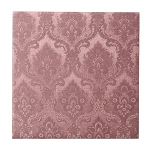 Vintage Wallpaper Pattern Pink Tile