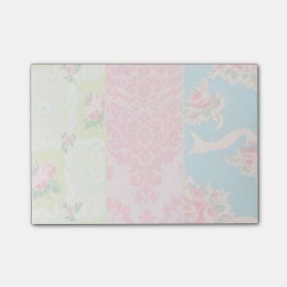 Vintage wallpaper post-it notes