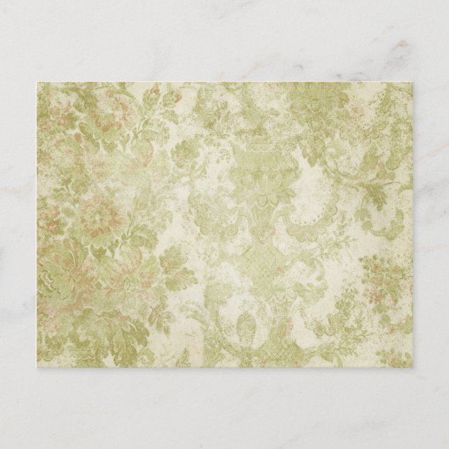 Vintage Wallpaper Postcard (Front)