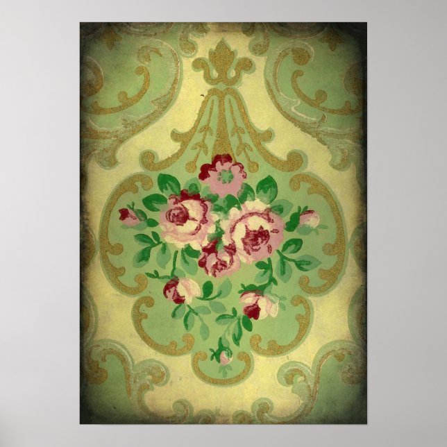 Vintage Wallpaper Poster (Front)