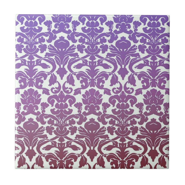 Vintage WallPaper Purple Tile (Front)