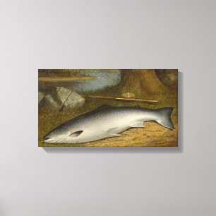 Vintage Walter Brackett The Successful Catch Canvas Print