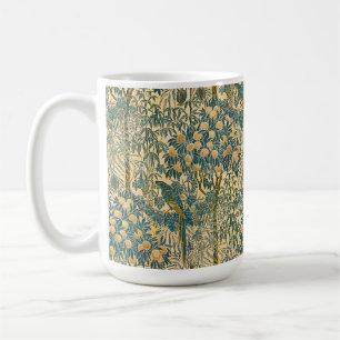 Vintage Walter Crane Macaw and Citrus Fruit Art Coffee Mug