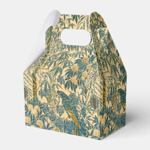 Vintage Walter Crane Macaw and Citrus Fruit Art Favour Box