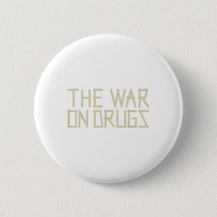 Vintage War On Drugs Retro Cette Rock 90s Musician 6 Cm Round Badge