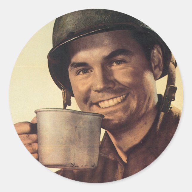 Vintage War Poster stickers - Famous Poster (Front)