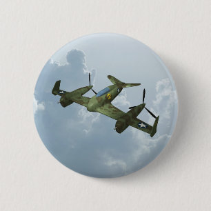 Vintage Warbird Flight Military Aviation Art 6 Cm Round Badge