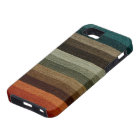 Vintage Warm Autumn Striped Pattern, Earth Tones