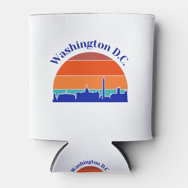 Vintage Washington D.C. Can Cooler (Front)