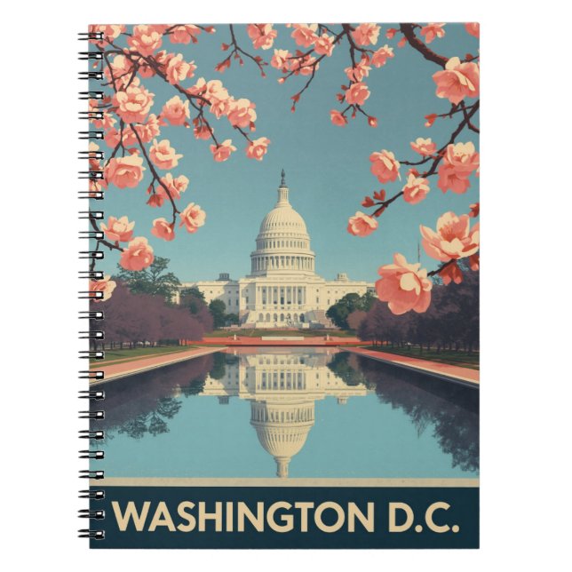 Vintage Washington D.C. Notebook (Front)