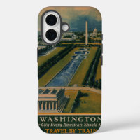 Vintage Washington DC Travel Poster