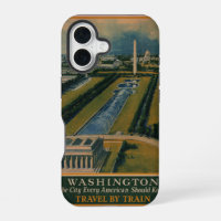 Vintage Washington DC Travel Poster
