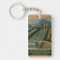 Vintage Washington DC Travel Poster