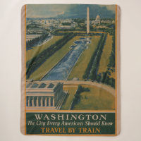 Vintage Washington DC Travel Poster