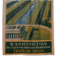 Vintage Washington DC Travel Poster