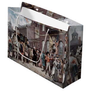 Vintage Washingtons Inaugration at Philadelphia La Large Gift Bag