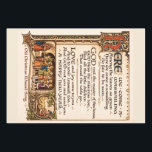 Vintage Wassail Song Illuminated Manuscript Art Wrapping Paper Sheet<br><div class="desc">Wassail Christmas Carol. Wassail is the act of toasting the gods for a bountiful harvest with a hot, spiced punch often associated with Christmas. Particularly popular in Germanic countries, the term itself is a contraction of the Middle English phrase wæs hæil, meaning "be healthy". The origins of the practice of...</div>