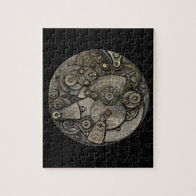 Vintage Watch Gear Mechanism Jigsaw Puzzle (Vertical)