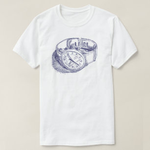 Vintage Watch Illustration Tshirt