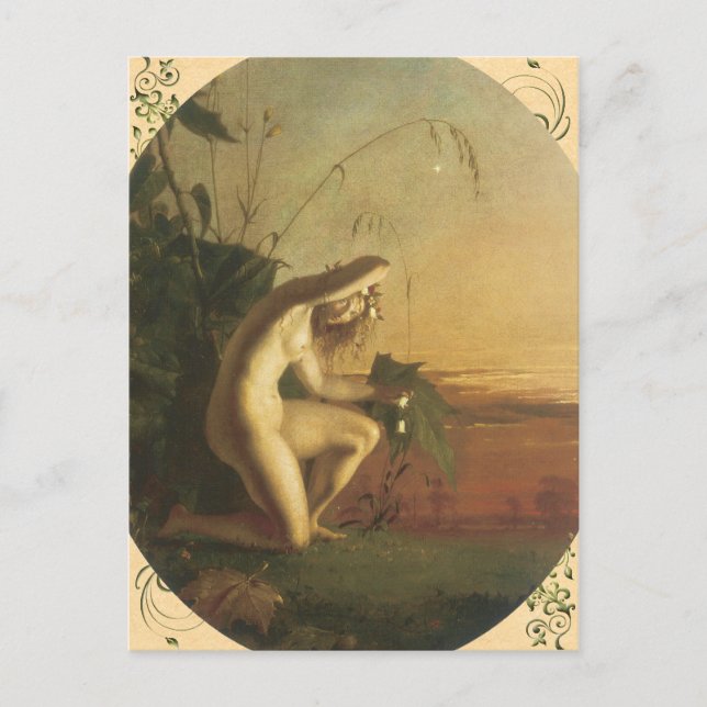 Vintage Water Faerie Postcard (Front)