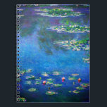 Vintage Water Lilies by Claude Monet Notebook<br><div class="desc">Vintage Water Lilies by Claude Monet Postcard. Beautiful oil on canvas painting of a pond with water lilies in Giverny France.</div>