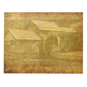Vintage Water Mill Notepad